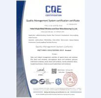 質(zhì)量管理體系認(rèn)證證書2025年-2028年英文版